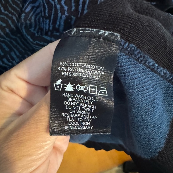 Nice + Zoe Multi-Color and Black Panel Sweater - Size 1X - Picture 3 of 5